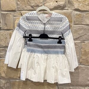 See By Chloe women set Top and Skirt White and Blue